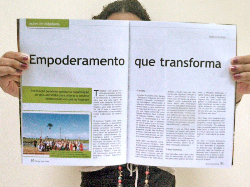 Instituto Peabiru é tema de matéria da revista Linha Direta, na edição de março