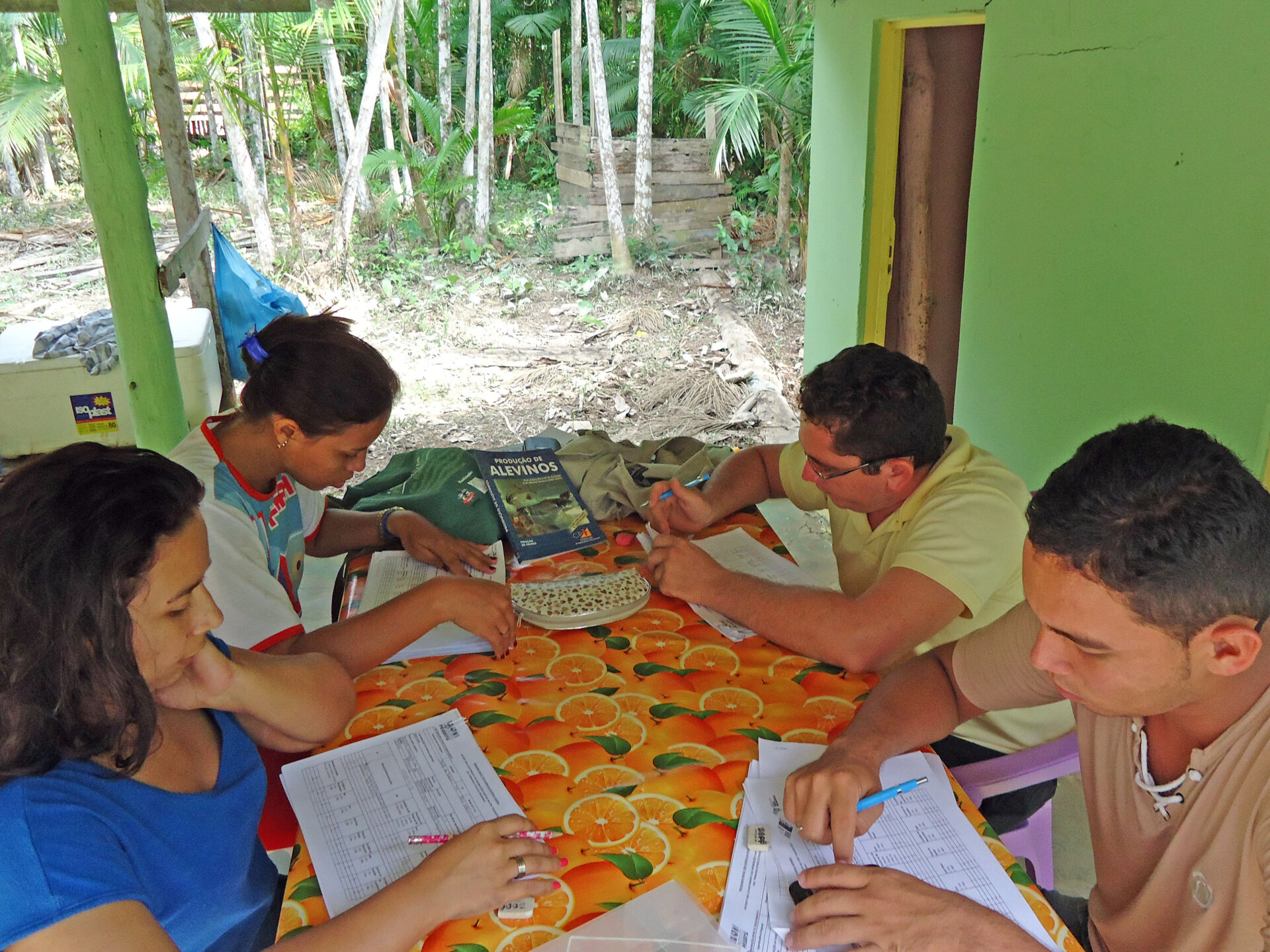 Equipe do ATER-Marajó e atividade de campo